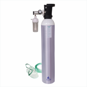 OxyKit Portable Oxygen Cylinder Kit (1500 LITERS) Aluminium